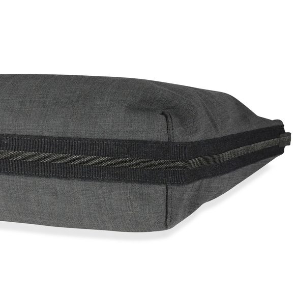 Brunello Cucinelli Olive Suede & Gray Wool Reversible Tote - Picture 5 of 5